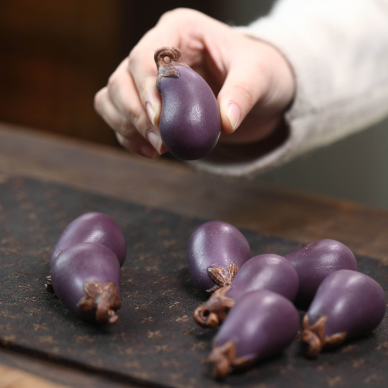 Art Craft Vegetables - الأرجواني الرمال الباذنجان الشاي الحيوانات الأليفة