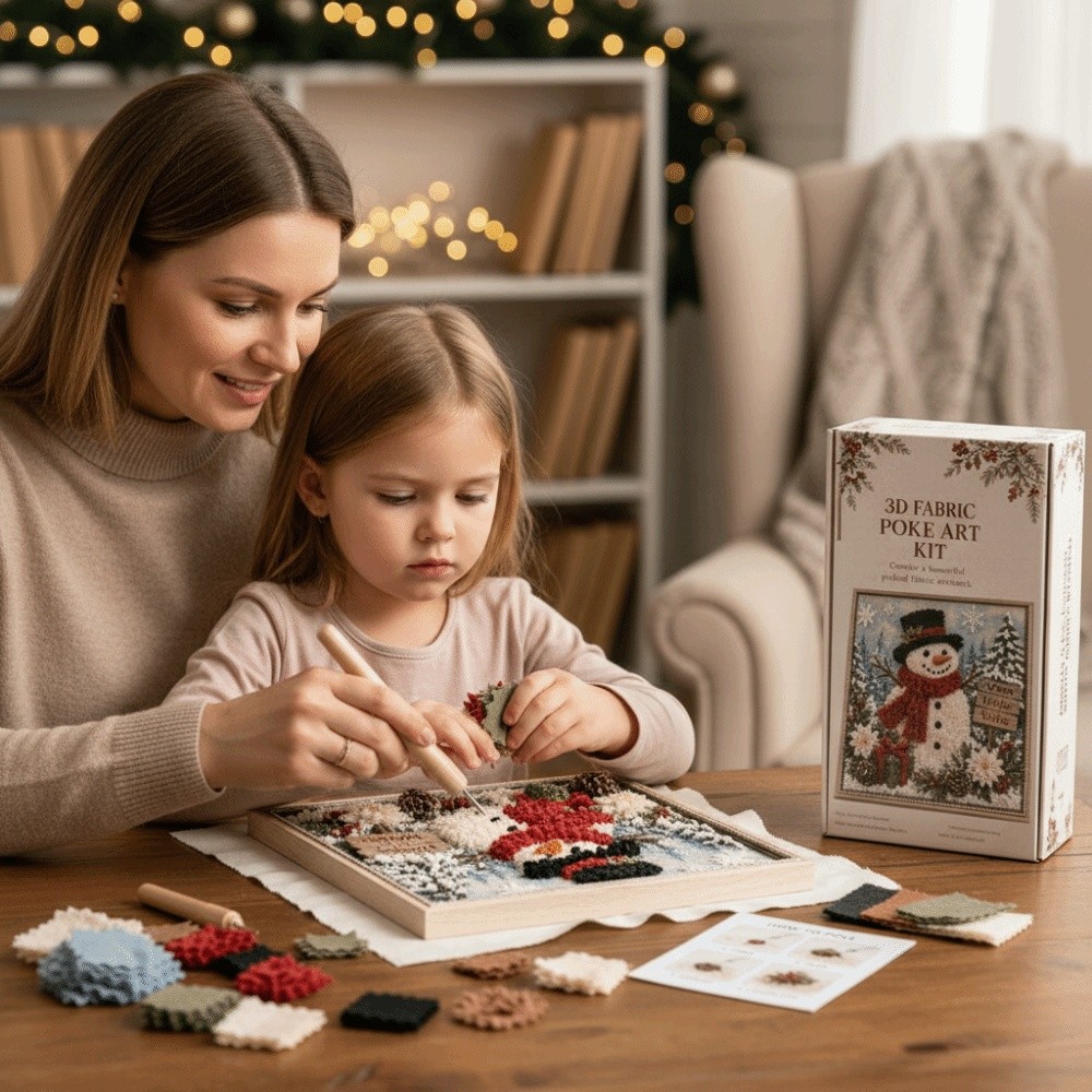 Art And Craft For Xmas - زينة رجل الثلج للكريسماس بدون خياطة،