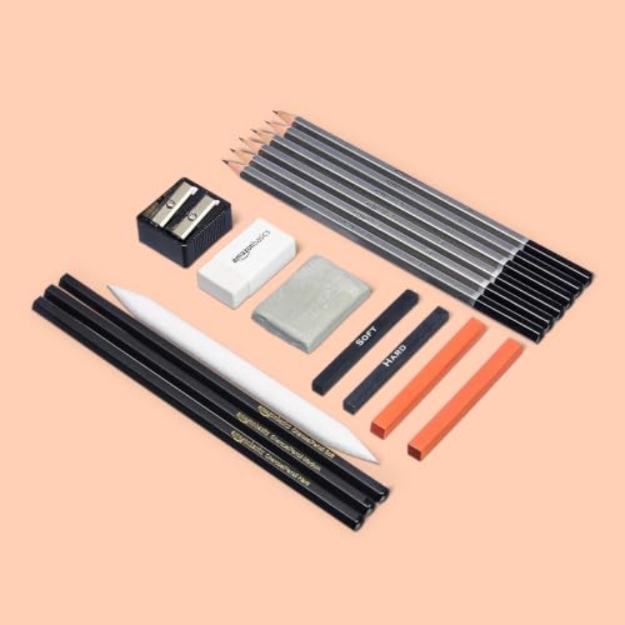 Sketching Charcoal Set - مجموعة أقلام رسم وتخطيط فنية، طقم