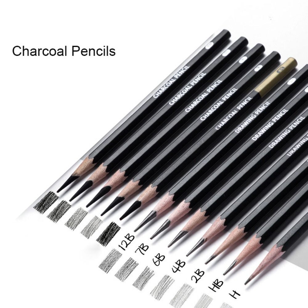 مجموعة أقلام رسم احترافية من ا - مراجعة Sketching Charcoal Set وسعره