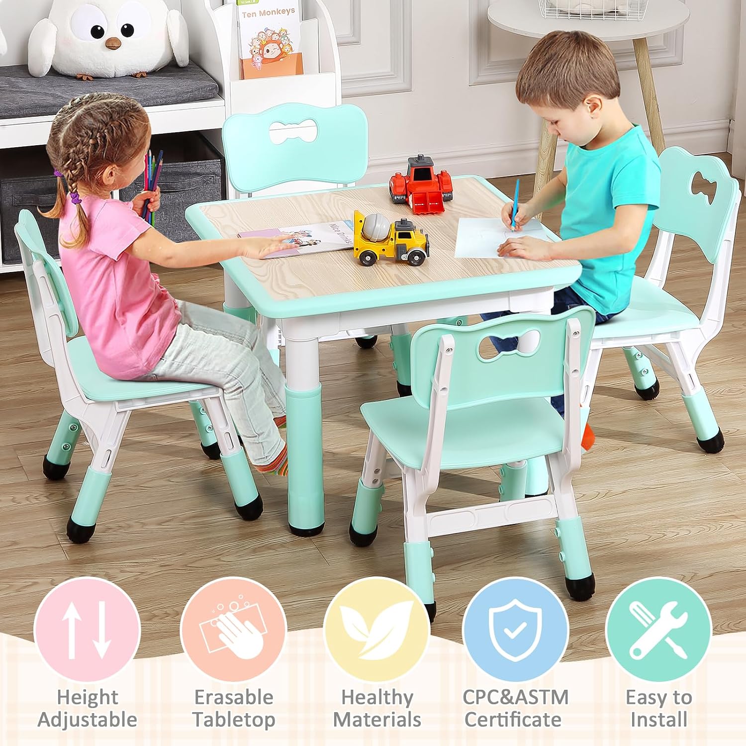 طاولة أطفال تاك فيو مقاس 23 بو - مراجعة Art Craft Toddlers وسعره