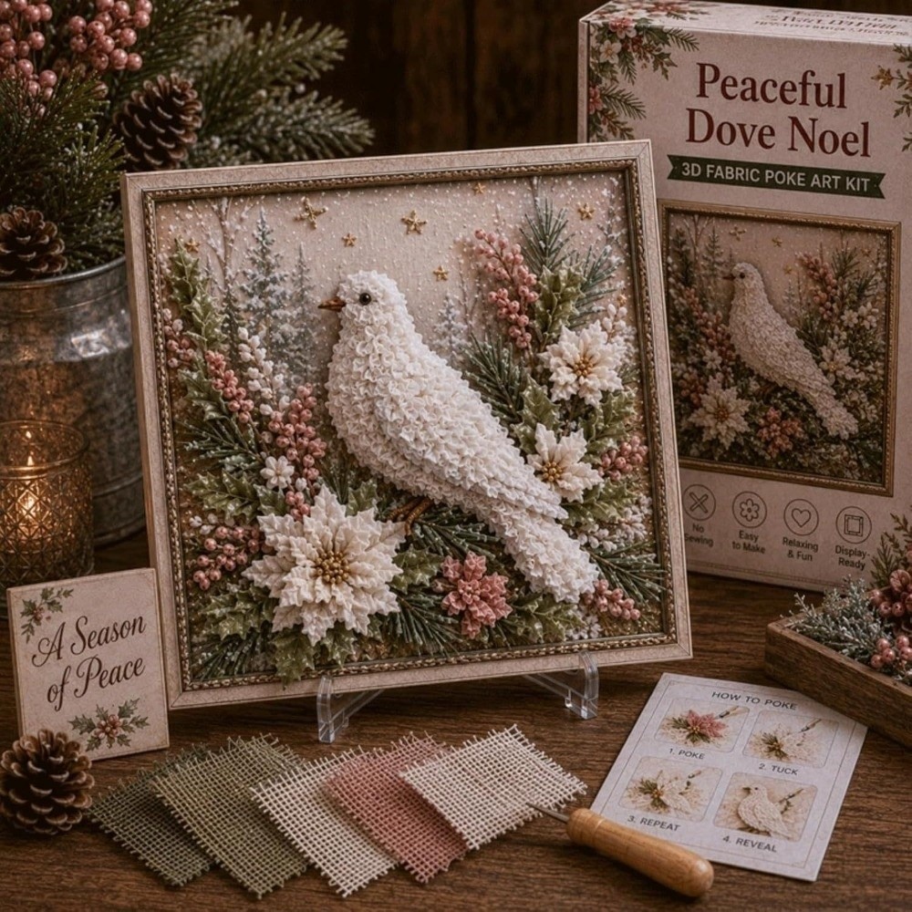 فن الرسم بالوخز لعيد الميلاد ب - مراجعة Art And Craft For Xmas وسعره