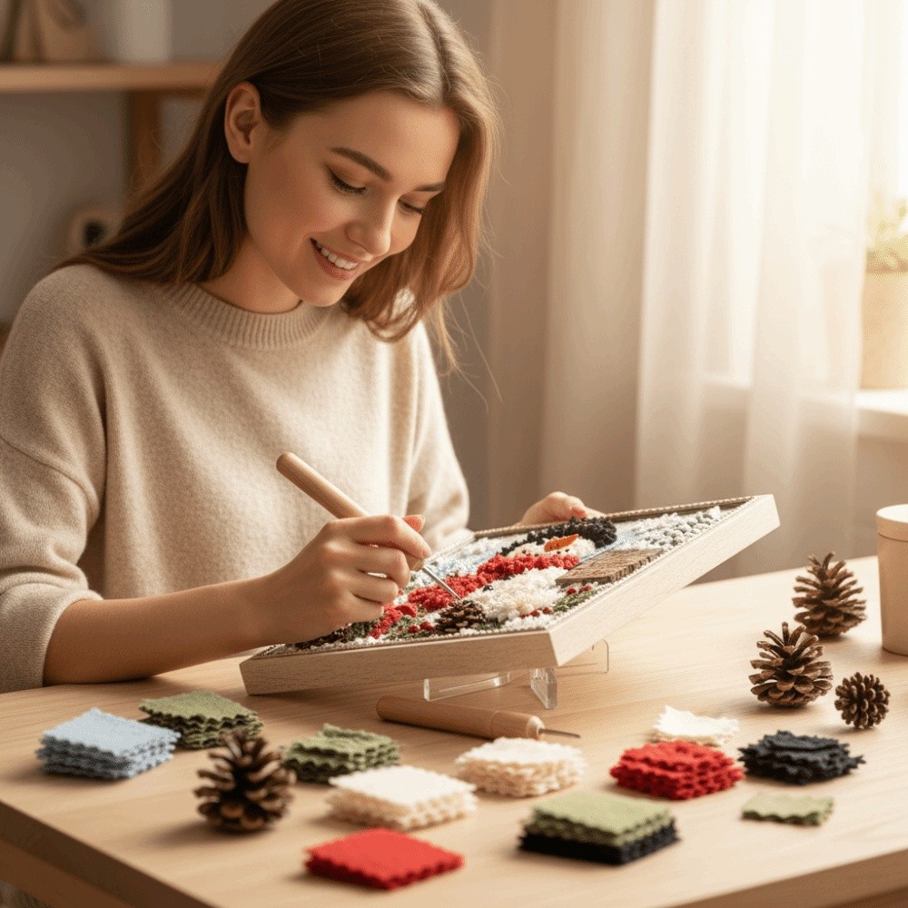 فن الرسم بالوخز لعيد الميلاد ب - مراجعة Art And Craft For Xmas وسعره