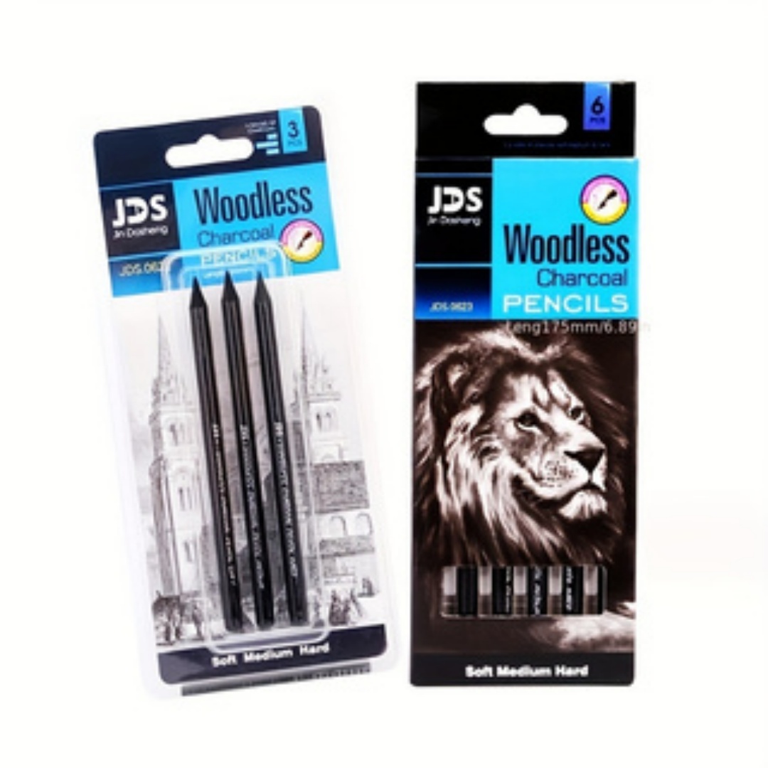 مجموعة أقلام فحم احترافية ناعم - مراجعة Sketching Charcoal Set وسعره