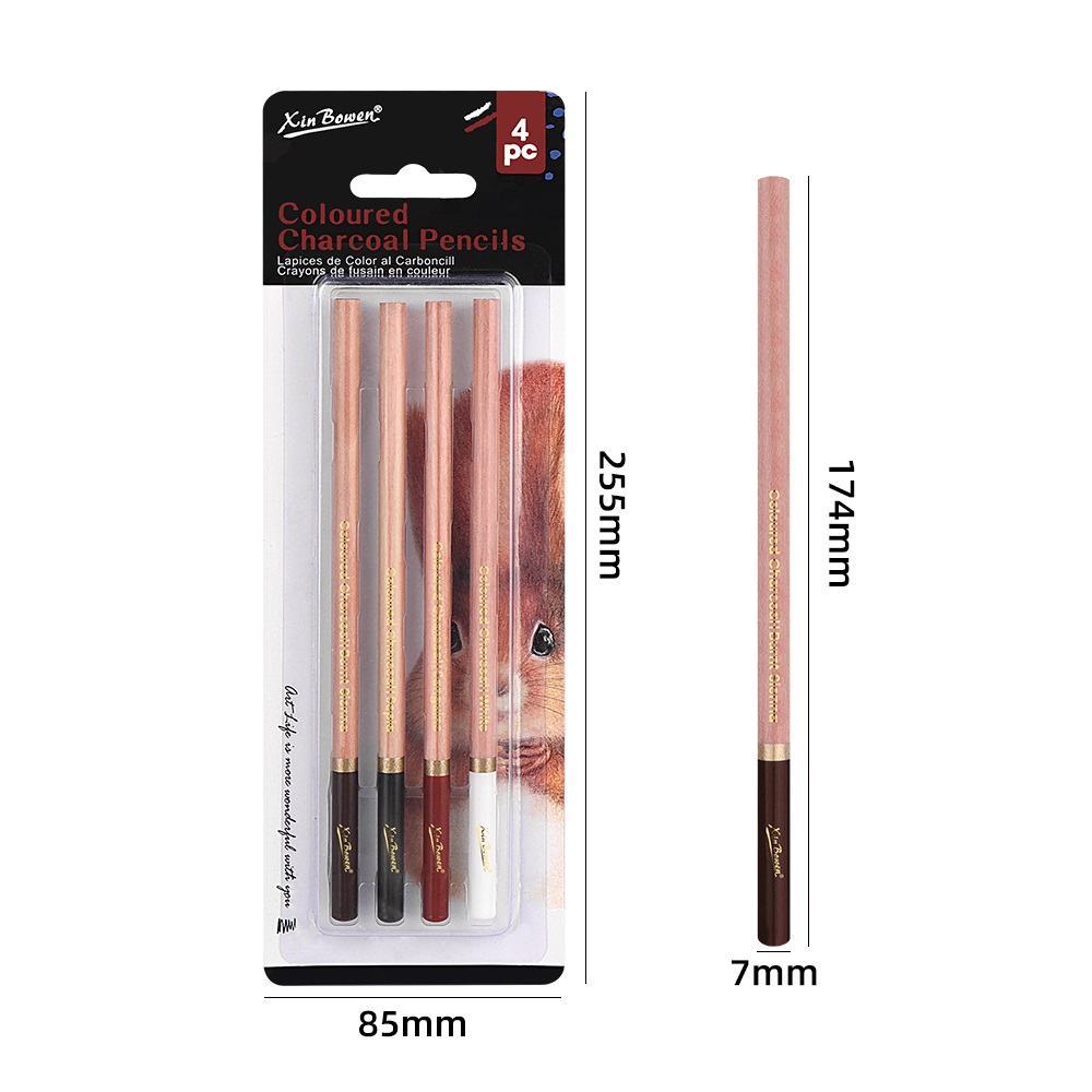 مجموعة أقلام فحم رسم احترافية  - مراجعة Sketching Charcoal Set وسعره