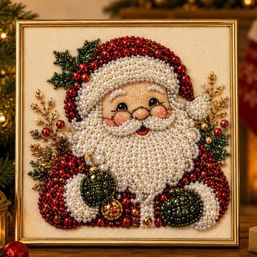 مجموعة فنون اللؤلؤ ثلاثية الأب - مراجعة Art And Craft For Xmas وسعره