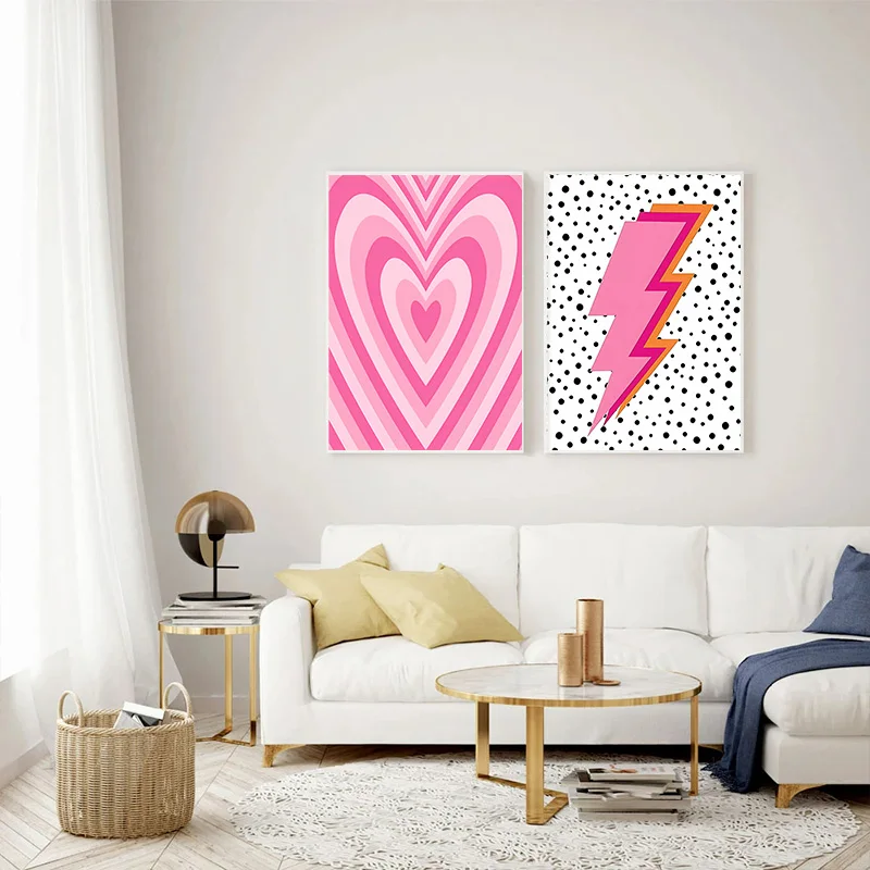مجردة الوردي البرق التدرج الحب - مراجعة Art Craft Love وسعره