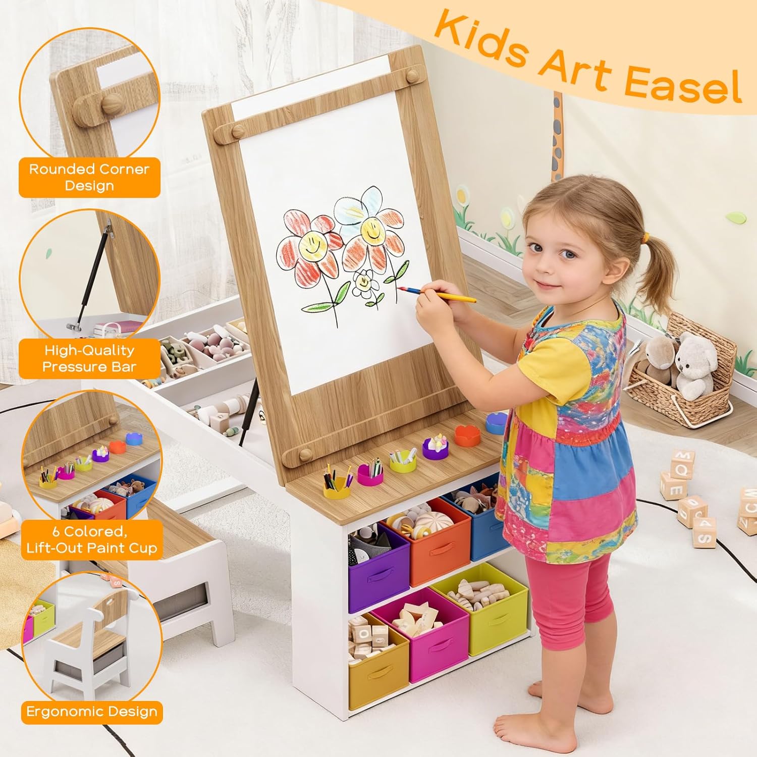 طاولة وكراسي فنية للأطفال، طاو - مراجعة Art Craft Toddlers وسعره
