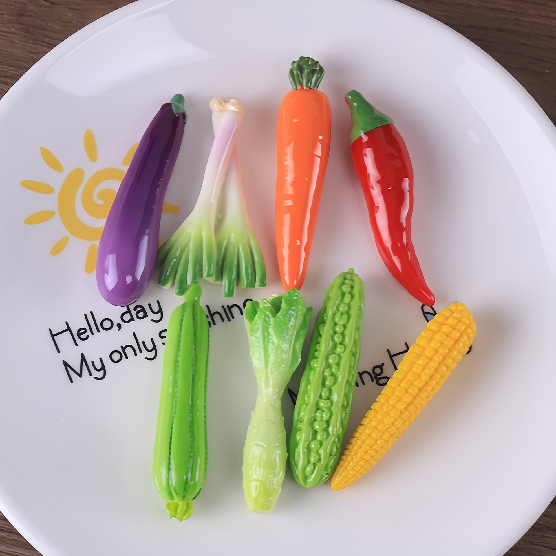 10 قطع من الزينة الاصطناعية عل - مراجعة Art Craft Vegetables وسعره