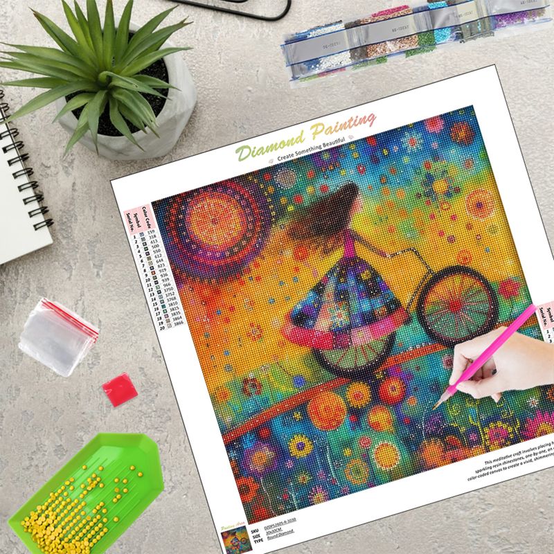 لوحة فنية مرصعة بالألماس من RU - مراجعة Art Craft Decoration Ideas وسعره