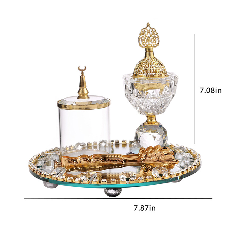 مجموعة مبخرة البخور الكريستالي - مراجعة Art Craft Decoration Ideas وسعره