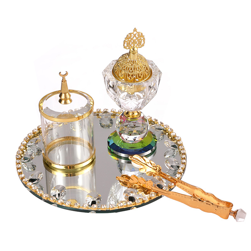 مجموعة مبخرة البخور الكريستالي - مراجعة Art Craft Decoration Ideas وسعره