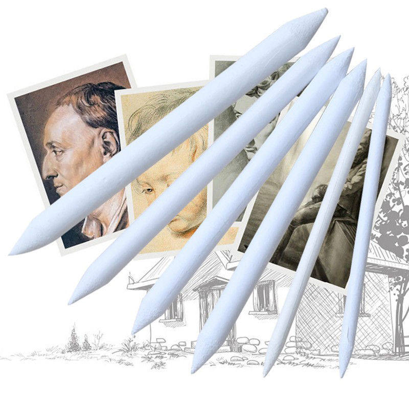 6 قطع من أدوات تمويه وتلطيف ال - مراجعة Sketching Charcoal Set وسعره