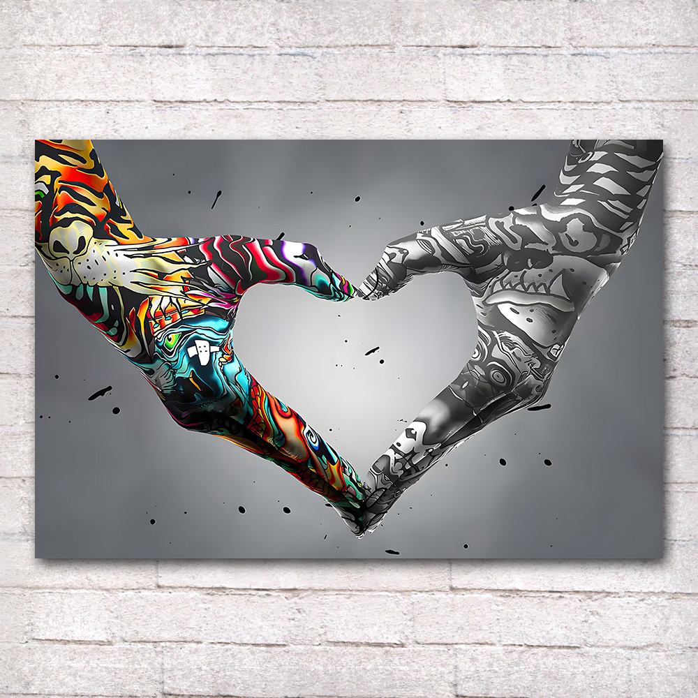 الكتابة على الجدران اليد الحب  - مراجعة Art Craft Love وسعره