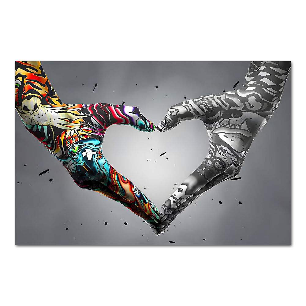 الكتابة على الجدران اليد الحب  - مراجعة Art Craft Love وسعره
