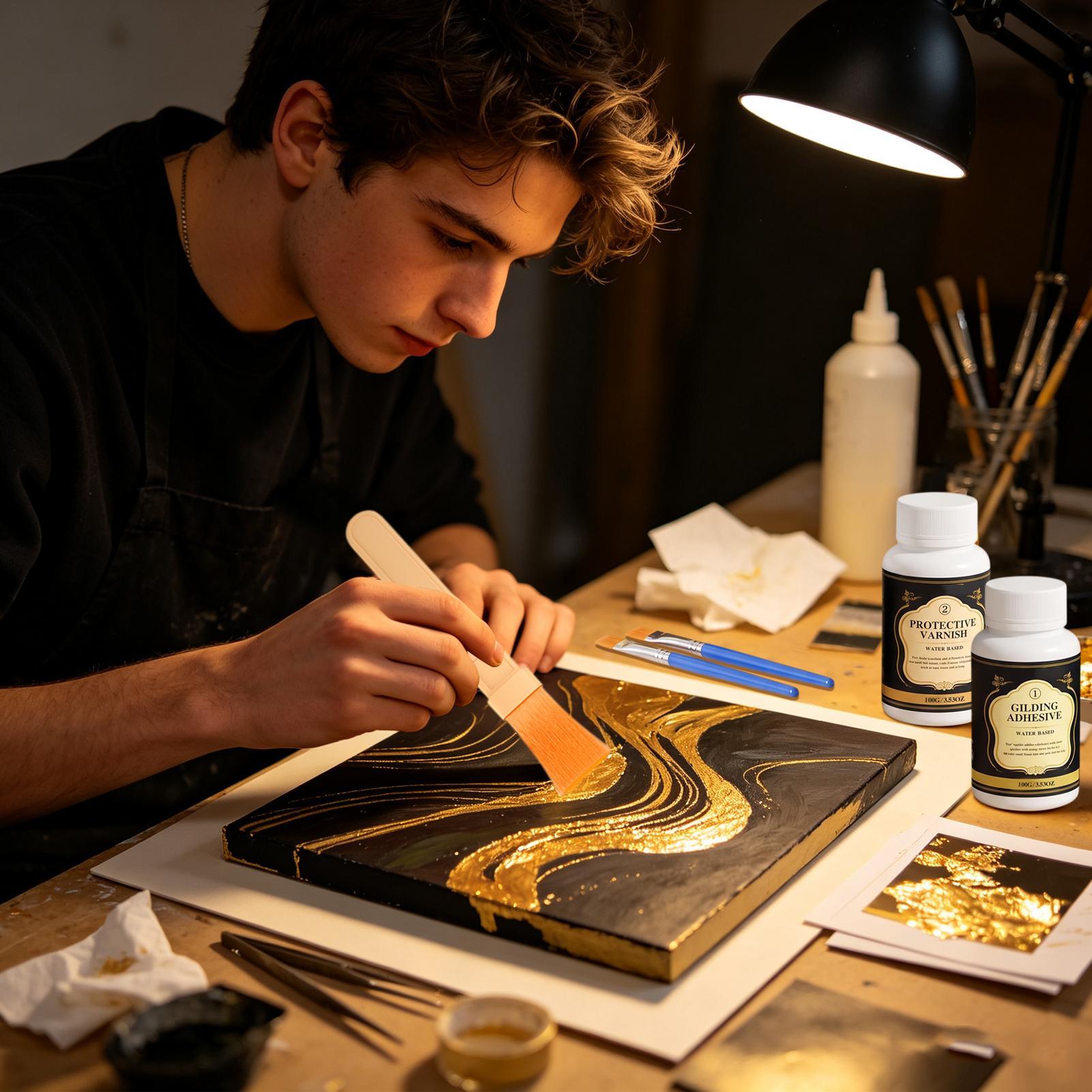 لاصق التذهيب المائي طويل الأمد - مراجعة The Art And Craft Of Jewelry وسعره