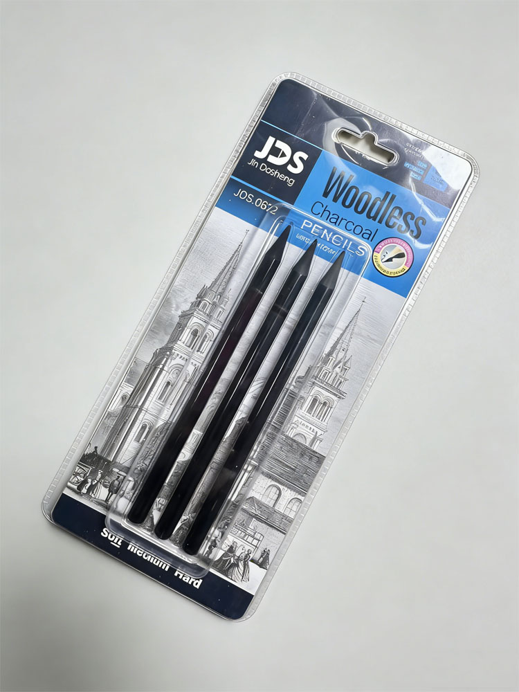 مجموعة أقلام رسم فحمية احترافي - مراجعة Sketching Charcoal Set وسعره