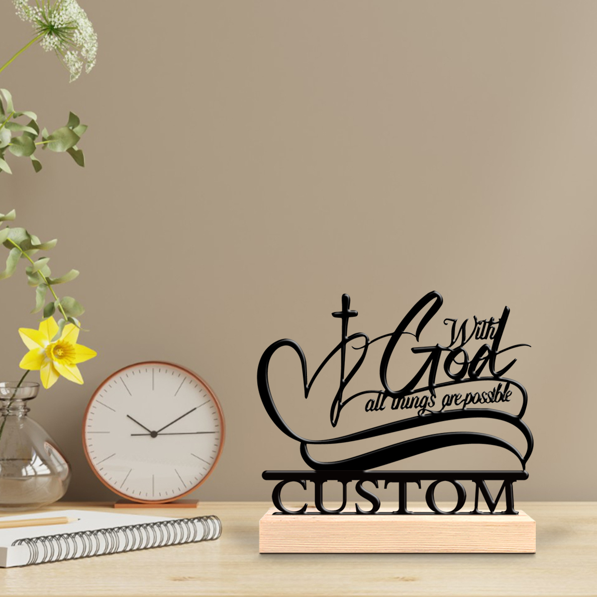 تمثال معدني إبداعي بتصميم مسيح - مراجعة Art Craft Love وسعره