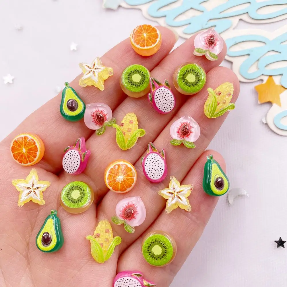 50 قطعة الراتنج لطيف صغير ملون - مراجعة Art Craft Vegetables وسعره