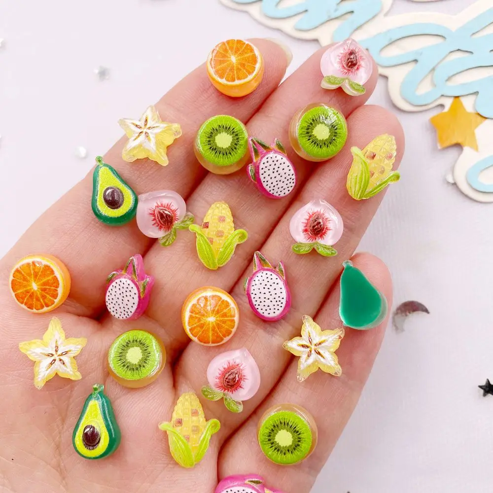 50 قطعة الراتنج لطيف صغير ملون - مراجعة Art Craft Vegetables وسعره